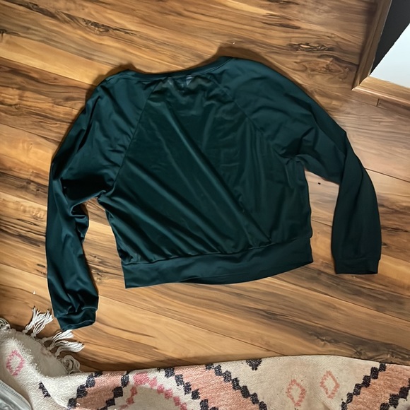 Joy Lab Green Pullover With Mesh back - Picture 2 of 2